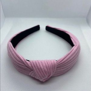 Pink Knotted Rib Headband